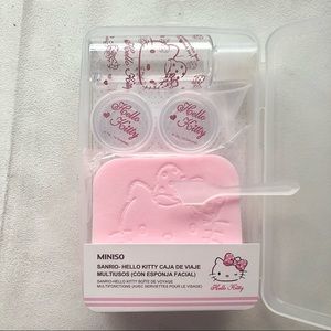 Brand New Hello Kitty Large Mini Travel Kit, 6 Pieces